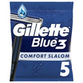 Бритва для гоління GILLETTE Blue 3 (Жіллет Блу 3) Comfort Slalom одноразова 5  шт