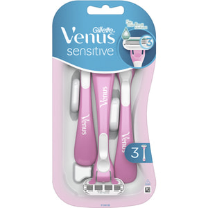 Бритва одноразова GILLETTE (Жіллет) Venus (Венус) Sensitive для жінок 3 шт