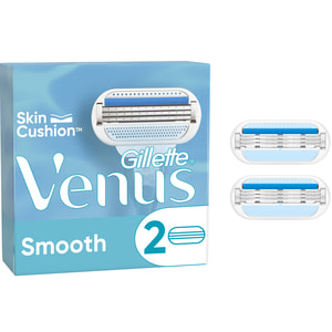 Кассеты сменные для бритья GILLETTE (Жиллет) Venus (Венус) Smooth (Смуз) 2 шт