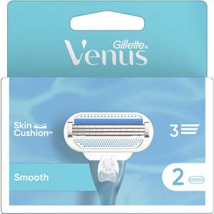 Кассеты сменные для бритья GILLETTE (Жиллет) Venus (Венус) Smooth (Смуз) 2 шт