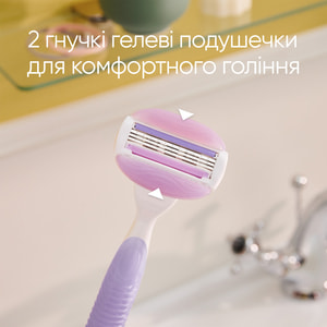 Бритва GILLETTE (Жиллет) Venus (Венус) Comfortglide Breeze (Комфортглайд бриз) с 2 сменными касетами