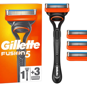 Бритва GILLETTE Fusion (Жіллет Фьюжин) 5 з чотирма змінними касетами
