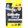 Бритва для гоління GILLETTE Blue 3 (Жіллет Блу 3) Comfort Slalom одноразова 6 + 2 шт