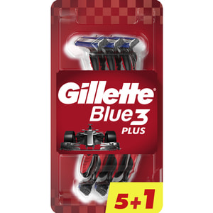 Бритва для бритья GILLETTE Blue 3 (Жиллет Блу 3) Special Edition одноразовая 5 + 1 шт
