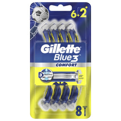 Бритва для бритья GILLETTE Blue 3 (Жиллет Блу 3) Comfort одноразовая 8 шт