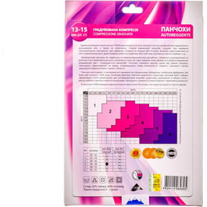 Чулки антиварикозные TIANA 830 (Тиана) 13-15 мм рт ст 70 den размер 4 черные