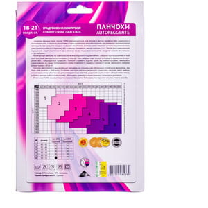 Панчохи антиварикозні TIANA 838 (Тіана) 18-21 мм рт ст 140 den розмір 6 чорні