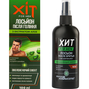 Лосьон після гоління Аромат ХІТ з екстрактом алое 100 мл