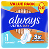 Прокладки гігієнічні жіночі ALWAYS (Олвейс) Ultra Normal Single (Ультра нормал) ароматизовані 10 шт