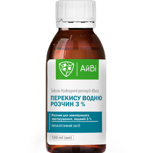 Перекись вод. р-р 3% фл. 100мл АйВи