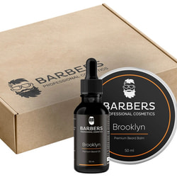Набір для догляду за бородою BARBERS (Барберс) Brooklyn олія 30 мл + бальзам 50 мл