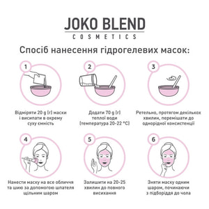 Маска для лица JOKO BLEND (Джоко Бленд) Cacao Power гидрогелевая 20 г