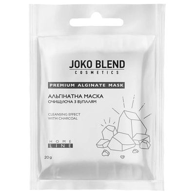 Маска для лица JOKO BLEND (Джоко Бленд) альгинатная очищающая с углем 20 г