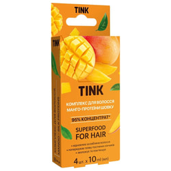 Комплекс для волос TINK (Тинк) Манго-Протеины шелка концентрированный по 10 мл 4 штуки