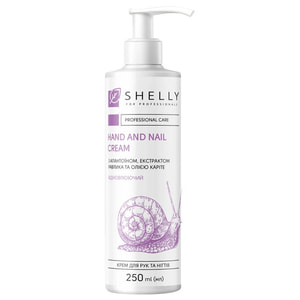 Крем для рук та нігтів SHELLY (Шелі) з алантоїном, екстрактом равлика та олією каріте 250 мл