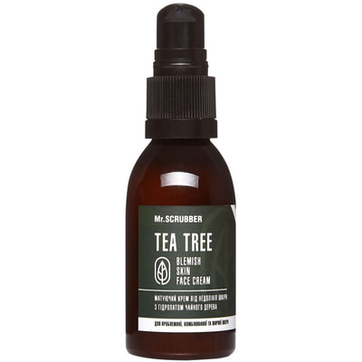 Крем для лица MR.SCRUBBER (Мр.Скрабер) Blemish Skin Face Cream Tea Tree с гидролатом чайного дерева 55 мл