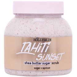 Скраб для тела HOLLYSKIN (Холлискин) Tahiti Sunset сахарний с маслом ши и перлитом 300 мл (350 г)