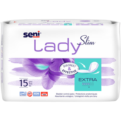 Прокладки урологические SENI Lady (Сени Леди) Slim Extra (Слим Экстра) 15 шт