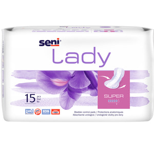 Прокладки урологические SENI Lady (Сени Леди) Super (Супер) 15 шт NEW