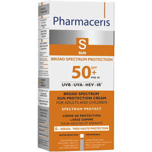 Крем для обличчя PHARMACERIS S (Фармацеріс) сонцезахисний широкого спектру дії SPF 50+ 50 мл