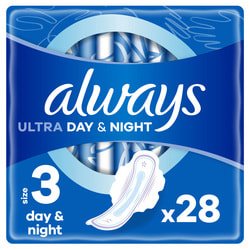 Прокладки гігієнічні жіночі ALWAYS (Олвейс) Ultra Day&Night Quatro (дей найт кватро) ультратонкі ароматизовані 28 шт
