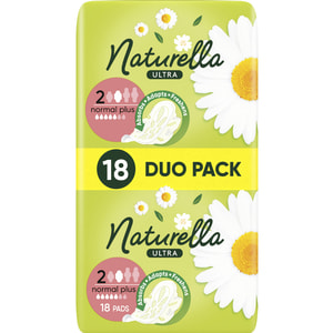 Прокладки гігієнічні жіночі NATURELLA (Натурелла) Ultra Normal Plus Duo (Ультра нормал плюс дуо) ароматизовані 18 шт