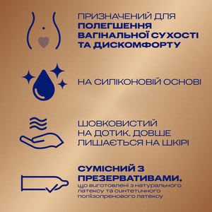 Интимный гель-смазка DUREX (Дюрекс) Real Feel для анального секса на силиконовой основе (лубрикант) 50 мл NEW