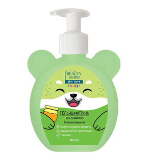 Гель-шампунь для купания Beauty Derm (Бьюти дерм) Kids детский 2 в 1 с ароматом карамели 300 мл