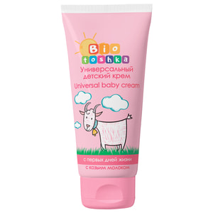 Крем для детей BIOTOSHKA (Биотошка) с первых дней жизни с козьим молоком универсальный 75 мл