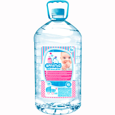 Вода питьевая КАРАПУЗ для приготовления детского питания 5 л