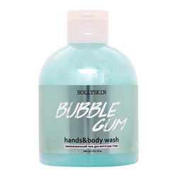 Гель для мытья рук и тела HOLLYSKIN (Холлискин) Bubble Gum увлажняющий 300 мл