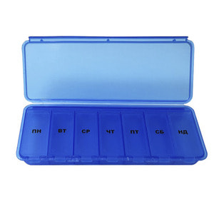 Органайзер ENJEE  (Энжи) для таблеток пластиковый Неделя PT 6039