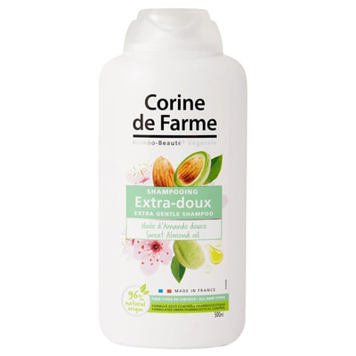 Шампунь для волос CORINE DE FARME (Корин де Фарм) нежный с маслом сладкого миндаля 500 мл