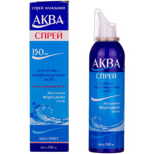 Спрей назальний Аква спрей 0,9% 150 мл