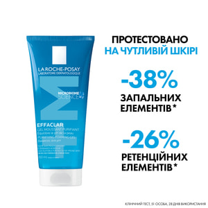 Гель-мусс для лица La Roche-Posay (Ля Рош-Позе) Эфаклар очищающий для жирной проблемной кожи 200 мл