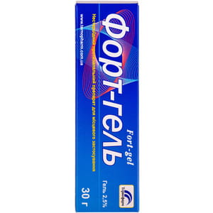 Форт-гель 2,5% туба 30г