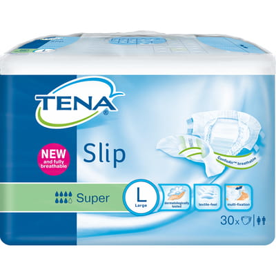 Підгузники для дорослих TENA (Тена) Slip Super Large (Сліп Супер Ладж) розмір 3 30 шт