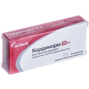 Кординорм табл. п/о 10мг №30