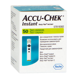 Тест-смужки для глюкометра Accu-Chek Instant (Акку-Чек Інстант) 50 шт
