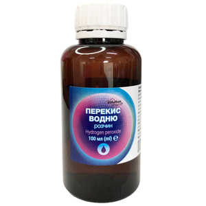 Перекись вод. р-р 3% фл. 100мл Solution Pharm