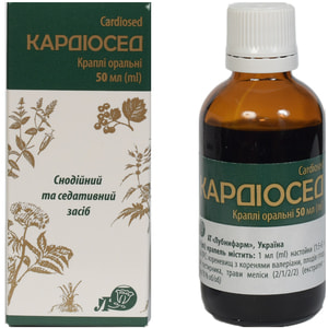 Кардіосед краплі орал. фл. 50мл