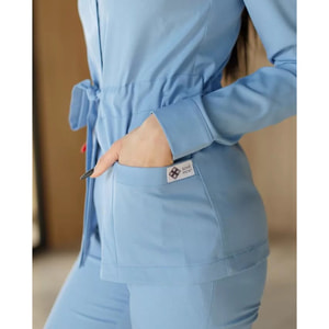 Костюм медичний Монтана жіночий колір блакитний розмір 54