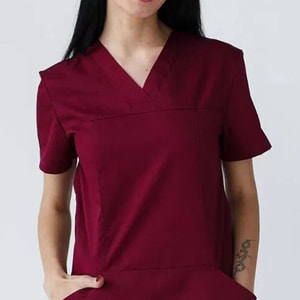 Костюм медицинский Топаз женский цвет марсала размер 50