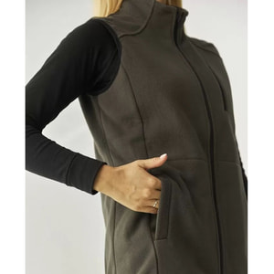 Жилетка медицинская флисовая Канада унисекс цвет хаки размер 44-46