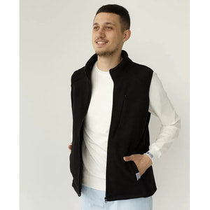 Жилетка медична флісова Канада унісекс колір чорний розмір 52-54