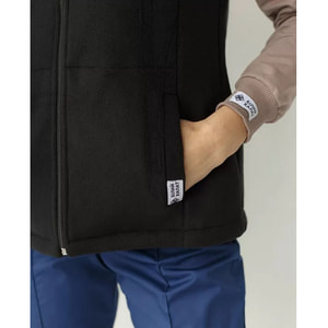 Жилетка медична флісова Канада унісекс колір чорний розмір 52-54