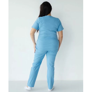 Костюм медицинский Рио женский цвет голубой размер 58