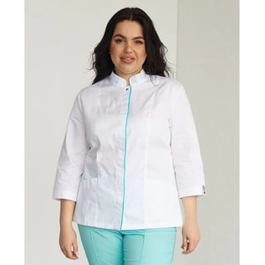 Костюм медицинский Сакура женский цвет мятно-белый размер 58