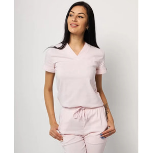 Костюм медицинский Марсель женский цвет пудровый размер 54