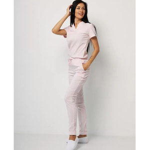 Костюм медицинский Марсель женский цвет пудровый размер 54